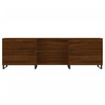 vidaXL Meuble TV chêne marron 150x30x50 cm bois d'ingénierie