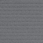 vidaXL Panier à linge gris et blanc Ø55x36 cm coton