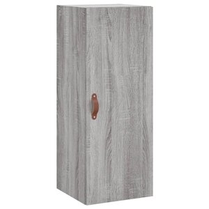 vidaXL Armoire murale sonoma gris 34 5x34x90 cm
