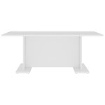 vidaXL Table basse blanc 103 5x60x40 cm bois d'ingénierie