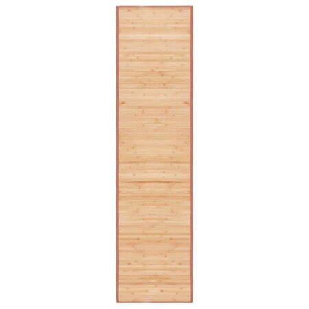 vidaXL Tapis en bambou 80x300 cm Marron