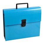 Trieur Valisette Avec Poignée 12 Compartiments Iderama - A4 - Couleurs Assorties - X 4 - Exacompta