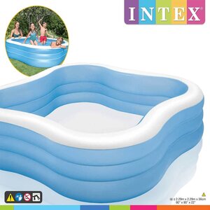 Intex Piscine Beach Wave 229x229x56 cm 57495NP