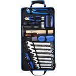 BRILLIANT TOOLS Ensemble d'outils 64 Pièces dans un sac de cuir Acier