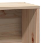 vidaXL Cadre de lit sans matelas 90x190 cm bois de pin massif
