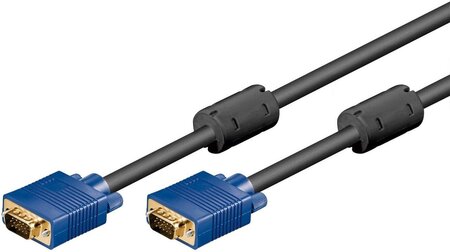 Cable S-VGA Goobay 5m M/M (Noir)