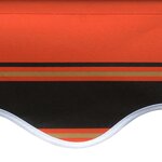 vidaXL Toile d'auvent Orange et marron 300x250 cm