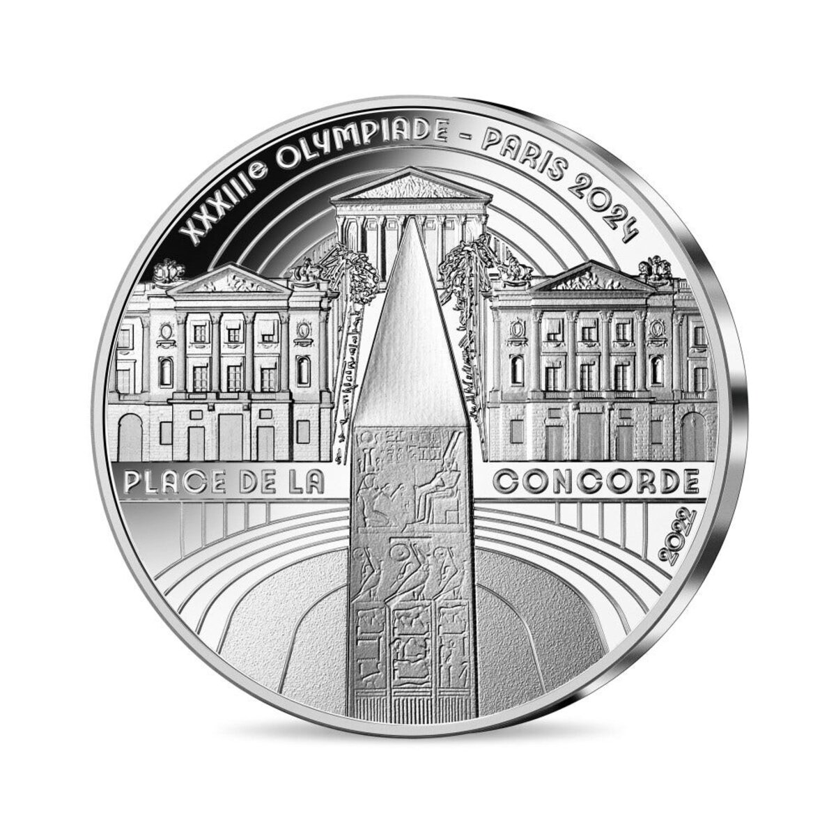 Monnaie de 10€ en argent - Mascotte - Jeux Olympiques 2024 Cyclisme sur piste - Millésime 2023