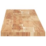 vidaXL Étagères flottantes 3 Pièces 120x20x2 cm acacia massif à l'huile