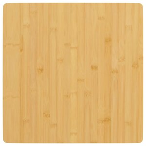 vidaXL Dessus de table 60x60x2 5 cm bambou