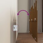 vidaXL Tête de lit murale Marron miel 159 5x3x80 cm Bois massif de pin