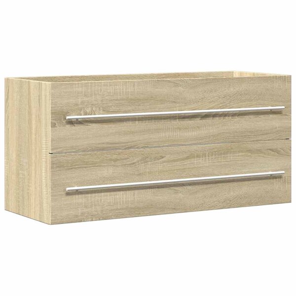 vidaXL Armoire d'évier Chêne sonoma 100x38 5x48 cm Aggloméré