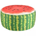 Esschert design pouf d'extérieur gonflable pastèque 58 cm bk011