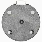 vidaXL Socle de parasol Granite 28 5 kg Rond Noir