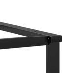 vidaXL Pieds de table à manger cadre en O 160x80x73 cm acier