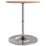 vidaXL Table de bar Ø60x90 5 cm bois massif de hêtre