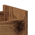 Cabinet roulant en bois ancien 60x22x79 cm en bois reconstitué