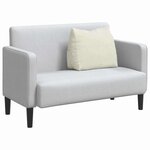 vidaXL Coussin de Dos Crème 60 x 20 x 50 cm Tissu en velours côtelé