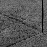 vidaXL Tapis doux à poils moyens et lavable HUARTE Anthracite