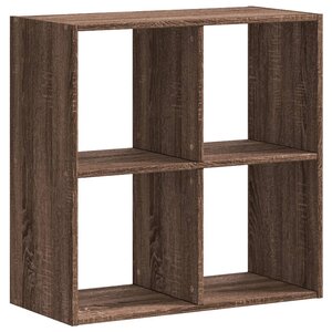 vidaXL Bibliothèque chêne marron 68 5x32x68 5 cm bois d'ingénierie