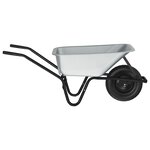 vidaXL Brouette Argent et noir 141 x 60 x 57 cm Acier
