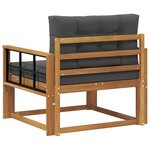 vidaXL Sofa de milieu extérieur Naturel