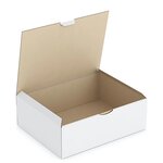Boîte carton blanche d'expédition rajapost 30x24x10 cm (lot de 50)
