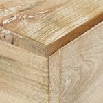 vidaXL Table de chevet 40x30x50 cm Bois de manguier massif
