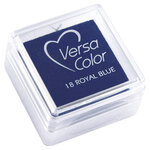 Tampon encreur "Versacolor"  bleu royal  2 5x2 5 cm