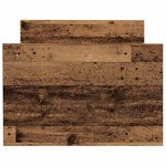 vidaXL Cadre de lit Bois ancien 75 x 190 cm Bois d'ingénierie
