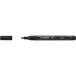 Marqueur pointe fine FREE acrylic T100 noir x 5 STABILO
