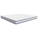 vidaXL Matelas en mousse à mémoire de forme blanc 200x200x17 cm doux