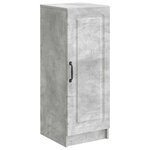 vidaXL Buffet Gris béton 33 x 34 5 x 87 cm Bois d'ingénierie