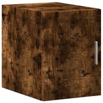 vidaXL Armoire murale chêne fumé 30x42 5x40 cm bois d'ingénierie