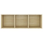 vidaXL Meubles TV 4 Pièces Chêne sonoma 107x35x37 cm Bois d'ingénierie