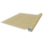 vidaXL Tapis en bambou naturel à latte rectangulaire 120 x 180 cm