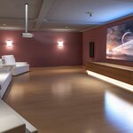 Newstar support réglable de plafond pour projecteur 13-106 cm argenté