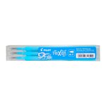 Set de 3 Recharges friXion Ball (BLS-FR7) Turquoise PILOT