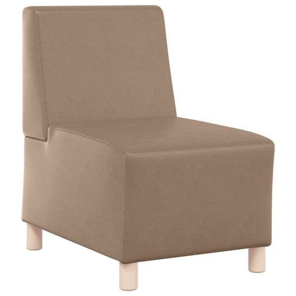vidaXL Fauteuil Cappuccino 55 x 74 x 82 cm Faux cuir