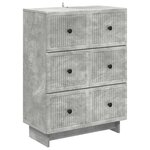 vidaXL Armoire à tiroirs 66 x 34 5 x 90 cm Bois d'ingénierie
