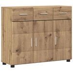 vidaXL Buffet avec étagère FLORIN Chêne artisanal 88 5 x 30 5 x 73 cm