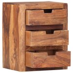 vidaXL Table de chevet 40x30x50 cm Bois massif