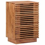 vidaXL Table de chevet faite main Marron Teck 40 x 30 x 60 cm