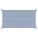 vidaXL Voile d'ombre Bleu et Blanc 2 5 x 4 5 m 100   polyester Oxford