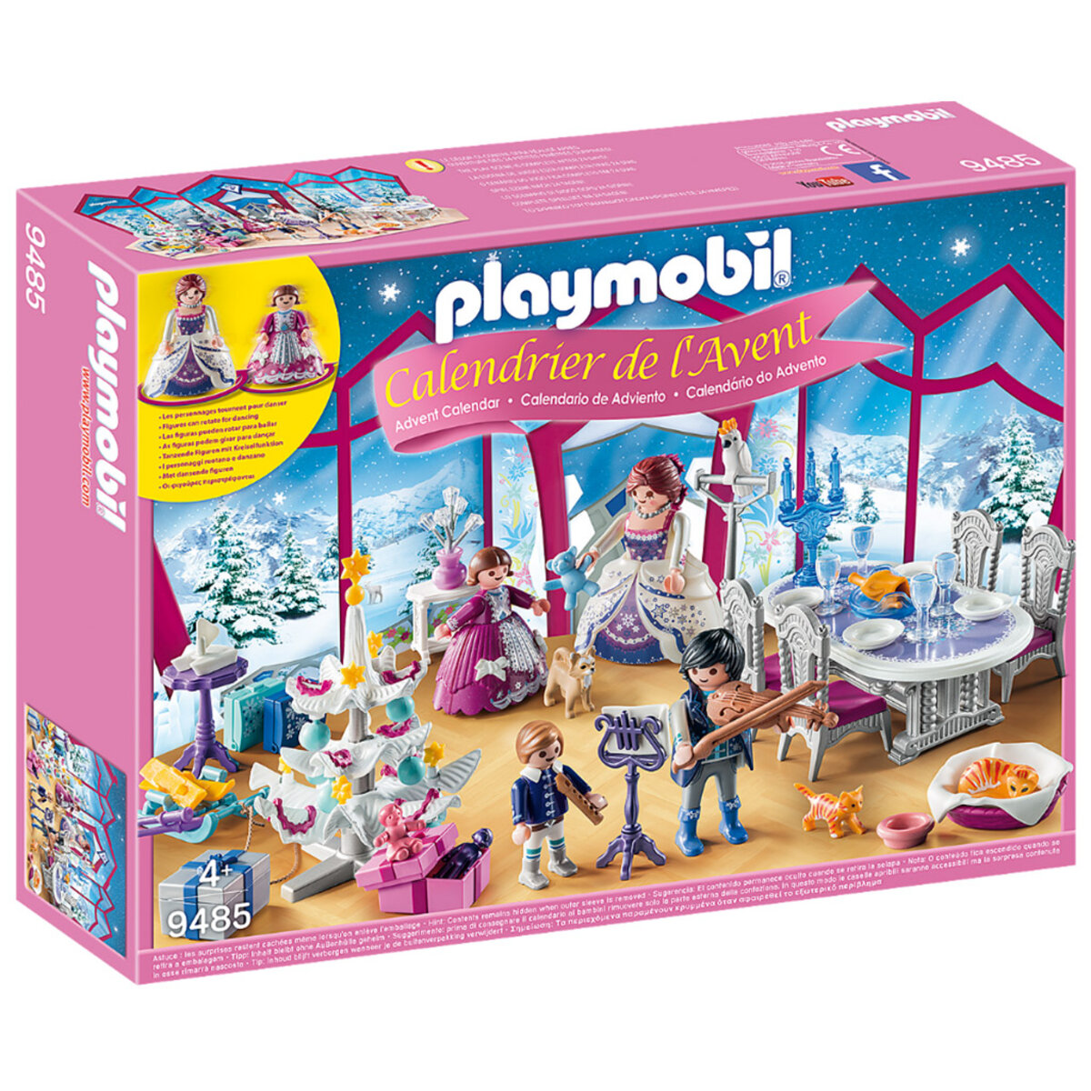 Playmobil 9485 - calendrier de l'avent bal de noël au salon de cristal - La  Poste