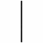 vidaXL Tête de lit métal noir 193 cm