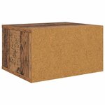vidaXL Support d'imprimante avec tiroir Bois Ancien 40 x 32 x 24 cm