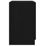 vidaXL Meuble sous évier Chêne Noir 59x37x59 cm
