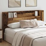 vidaXL Tête de lit Bois ancien 180 x 17 x 104 5 cm Bois d'ingénierie