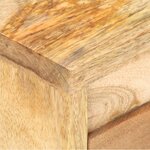 vidaXL Table de chevet 40x30x45 cm Bois de manguier solide